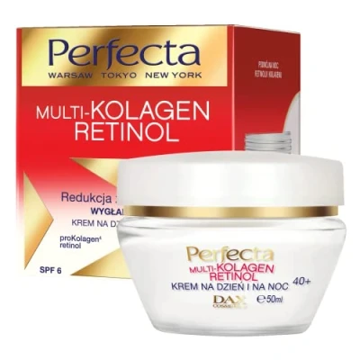 Abbildung von Perfecta Multikolagen Retinol Gesichtscreme für Tag und Nacht 40+ SPF 6