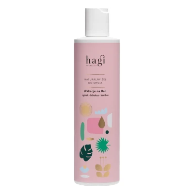 Abbildung von Hagi Natürliches Duschgel Bali Holiday, Zitrusduft, mit Hydroavena, Inulin und Gurken , Frucht Bambusextrakten, Schützt, Erfrischt Beruhigt die Haut des Körpers, 300 ml