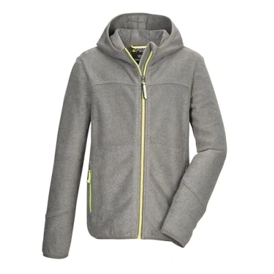 Abbildung von killtec Jungen Strickfleecejacke/Fleecejacke mit Kapuze KOW 364 BYS KNTFLC JCKT, dark moss, 128, 42157 000