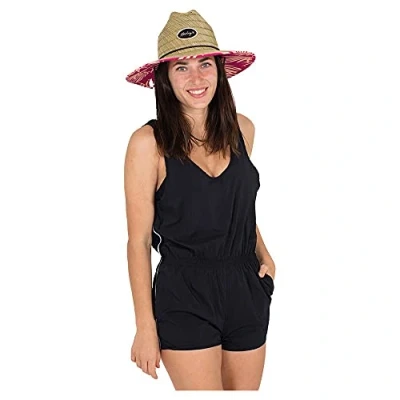 Abbildung von Hurley Damen W Coastal Tank Romper Freizeitkleid, Schwarz, M EU