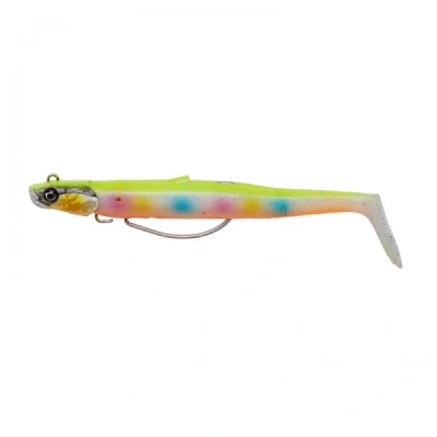 Abbildung von Savage Gear Sandeel V2 Weedless 13cm 33gr Sinking Lemon Candy (2+1pcs) Gummifisch