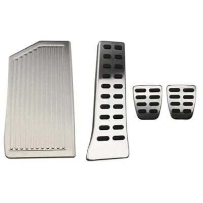 Abbildung von Pedalkappen Für Hyundai Tucson TL 2015 2019 2020 2021 Gas Beschleuniger Kraftstoff Bremse Kupplung Fußstütze Pedal Pad Zubehör Auto Pedale Abdeckung Pedale(4piece MT with Rest)
