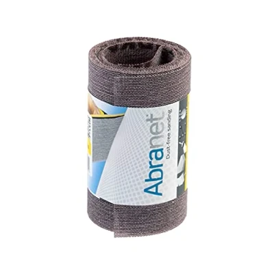 Abbildung von Mirka Abranet Netz Schleifrolle 115 mm x 2,5 m Klett / Korn P180 1 Rolle zum Schleifen von Holz, Spachtel, Lack, Kunststoff AE555F0118