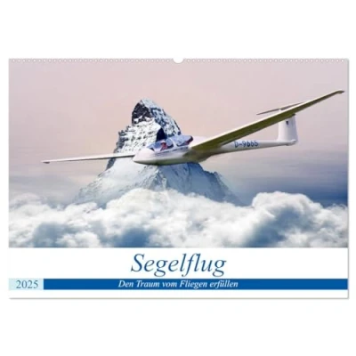 Abbildung von Segelflug Den Traum vom Fliegen erfüllen (Wandkalender 2025 DIN A2 quer), CALVENDO Monatskalender