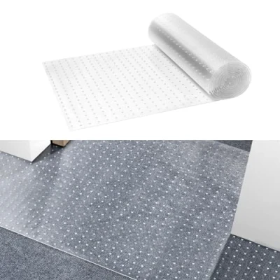 Abbildung von VEVOR Teppichschutz für Haustiere, 61 x 3,6 m, kratzfester PVC Katzen den Türrahmen, rutschfeste Katzenkratzschutzmatte, leicht zuschneidbarer Kunststoff Teppichkratzstopper