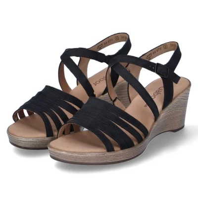 Abbildung von Gabor Keilsandalette, Damen, Größe: 37, Schwarz Schuhe