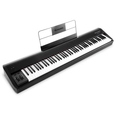 Abbildung von M Audio Hammer 88 Hochwertiger Tasten Hammermechanik USB/MIDI Keyboard Controller inklusive einer Software Suite auf Studio Niveau, 1 Stück