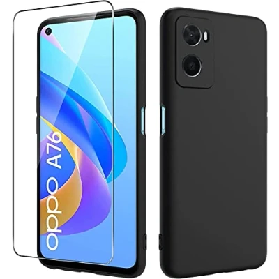 Abbildung von [3 Stück Schutzfolie Kompatibel mit OPPO A76 Panzerglasfolie, Anti Kratz, 9H Härte, Ultra Klar Schutzglas, Blasenfrei Folie, Fall Transparent Panzerglasfolie