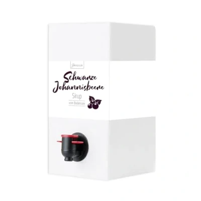 Abbildung von BIO Cassis Sirup Genüssle Schwarze Johannisbeere 3L vom Bodensee