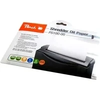 Abbildung von Peach PS100 00 Aktenvernichter Service Kit 12 Ölpapiere Aktenvernichterpflege für hohe Schneidleistung einfache Handhabung
