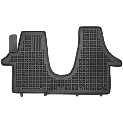 Abbildung von REZAW PLAST 200108 Fußmattensatz Gummi vorne 1 schwarz VOLKSWAGEN: Transporter 5 Kastenwagen, Pritsche / Fahrgestell, Bus