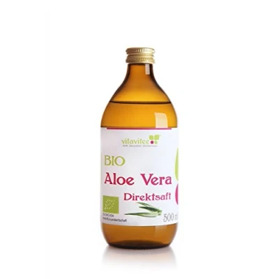 Abbildung von Vitavitee Bio Aloe Vera Direktsaft durchschnittlich 1200 mg/l Aloeverose (500 ml)