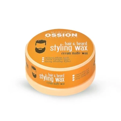 Abbildung von Morfose Ossion Hair &amp; Beard Styling Cream mat wax haar en baard crème haarwas 150ml natuurlijke uitstraling baardcrème haarcrème flexibele vorm de hele dag