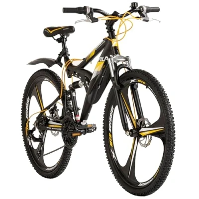 Abbildung von WYLD Mountainbike Fully 26&#039;&#039; Bliss schwarz gelb 21 Gänge, Gang, Kettenschaltung