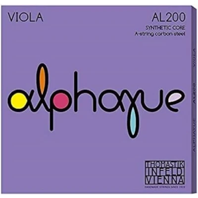 Abbildung von Thomastik Infeld Viola Saiten ALPHAYUE Nylonkern Satz 1/4 AL200