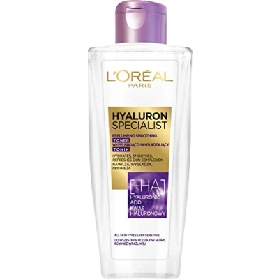 Abbildung von L&#039;Oréal Paris Skin Expertise Hyaluron Specialist Tonic Flocker Glättend Gesichtsfass Feuchte erfrischend, auch für empfindliche Haut, 200 ml