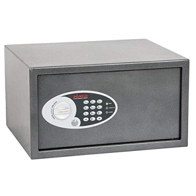 Abbildung von Phoenix SS0803E Vela Home &amp; Office Safe Möbeltresor Kompaktsafe mit Elektronikschloss, HxBxT: 25,0 x 45,0 36,5 cm 11,5 kg