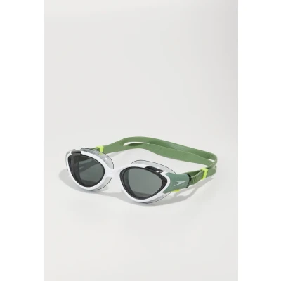 Abbildung von Speedo Biofuse 2.0 Polarised Womens Schwimmbrillen, Damen, Größe: One Size, Olive green/yellow