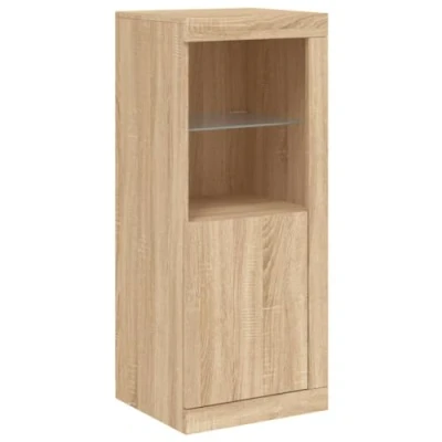 Abbildung von vidaXL Sideboard mit LED Leuchten Sonoma Eiche 41x37x100 cm (1 St)