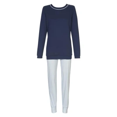 Abbildung von Calida Sweet Dreams Damen Nachtwäsche Set, Damen, Größe: 48/50, Peacoat blue
