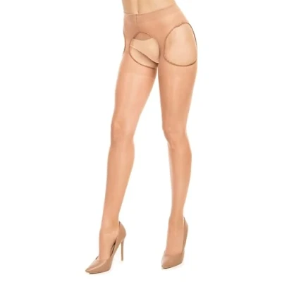 Abbildung von GLAMORY Ouvert Strumpfhose 20 DEN Plus Size bis Gr. 60/62