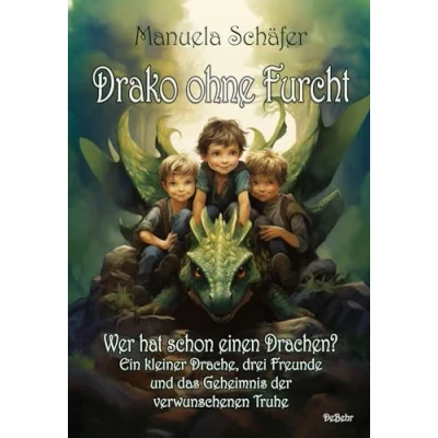 Abbildung von Drako ohne Furcht Wer hat schon einen Drachen? Ein kleiner Drache, drei Freunde und das Geheimnis der verwunschenen Truhe