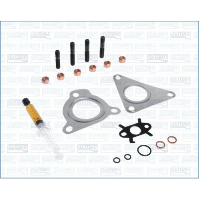 Abbildung von AJUSA JTC11037 Montagesatz, Lader syringe with oil mit Dichtungen Montageanleitung RENAULT: ESPACE 4, SCENIC 2, LAGUNA VOLVO: V40 Kombi