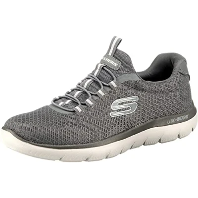 Abbildung von Skechers Wide Fit Summits Sneaker low, Herren, Größe: 45, Charcoal Schuhe