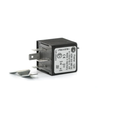 Abbildung von HELLA 4DM 003 360 021 Blinkerrelais 12 mit Halter für Anhänger VOLKSWAGEN: Passat B3/B4 Variant, TRANSPORTER 3 Bus, Caddy 2 Kastenwagen