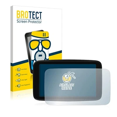Abbildung von BROTECT Entspiegelungs Schutzglas für TomTom Go Discover 5&quot; Schutz Folie Panzerfolie Glas Matt [Extrem Kratzfest 9H, Anti Reflex]