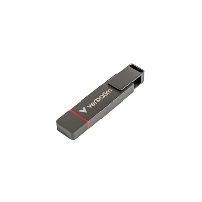 Abbildung von Verbatim Dual QuickStick, 128 GB, externe 3.2 Gen 1 USB C/USB A SSD, High Speed Stick bis zu 530 MB/s, extrem schneller Speicherstick für Handy, Laptop, PC und Notebook