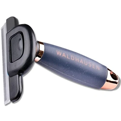 Abbildung von Waldhausen Enthaarungskamm mit Gelgriff, XL One Size Schwarz / Rosa
