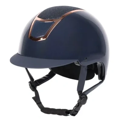 Abbildung von Harry&#039;s Horse Reithelm Matterhorn Sparkle Navy/Rosegold 59 61