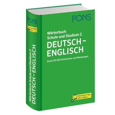 Abbildung von PONS Wörterbuch Schule und Studium Deutsch Englisch Band 2: Rund 145.000 Stichwörter Wendungen (PONS Studium)