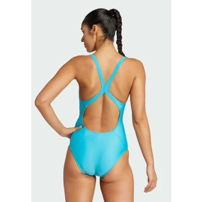 Abbildung von adidas Damen 3 Stripes C Back Swimsuit, Lucid Cyan/White, 44