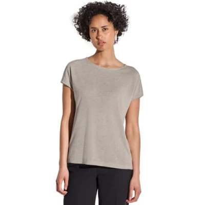 Abbildung von STREET ONE Damen A323146 Shirt mit Spitzendetail, Moonstone Sand, 42