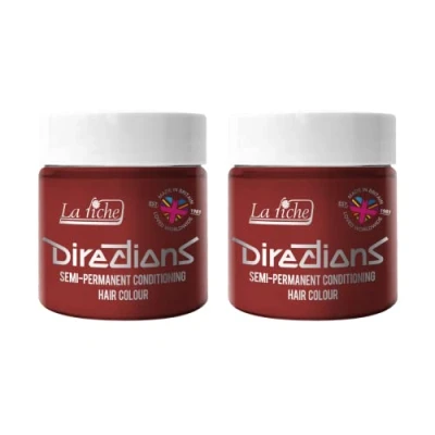 Abbildung von La Riche Directions Semipermanente Haarfarbe 100 ml Dose 2er Pack (Pillarbox Red)