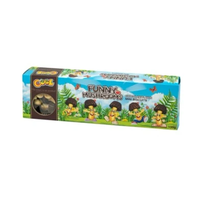 Abbildung von Funny Mushrooms Chocolate, Kleingebäck in Pilzform, 100g