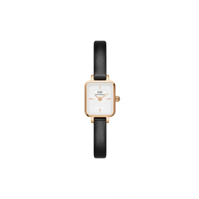 Abbildung von Daniel Wellington Quadro MINI Sheffield Uhr, Damen, Größe: One Size, Rose gold