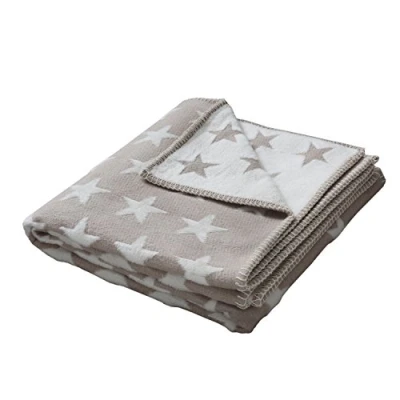Abbildung von David Fussenegger 590380G3 Finn Kinder und Babydecke Sterne allover, circa 130 x cm