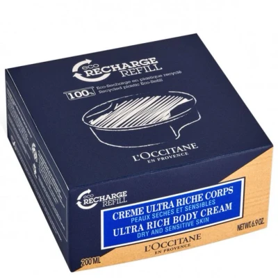 Abbildung von L&#039;Occitane Shea Butter Ultra Rich Body Cream Nachfüllung 200 ml