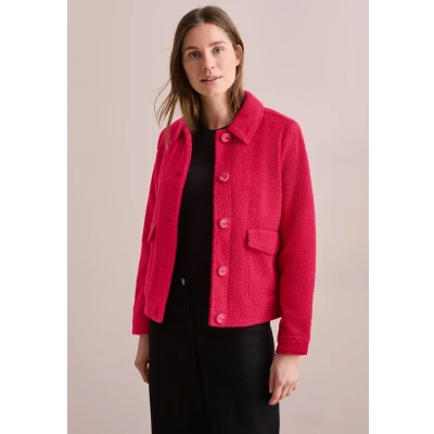Abbildung von CECIL Damen B202028 Jacke in Woll Optik, Granita red, XL