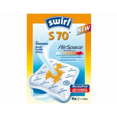 Abbildung von Swirl Staubsaugerbeutel S70 / S 70, passend für Bosch Siemens Typ K