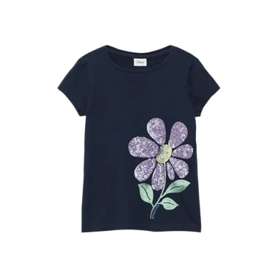 Abbildung von s.Oliver Tshirt print für Kinder, Größe: 128/134, Navy
