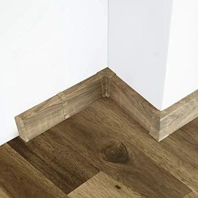 Abbildung von [DQ PP] 80 Meter Sockelleisten 55mm PVC Spinel Laminatleisten Fussleisten aus Kunststoff Laminat Dekore Fußleisten