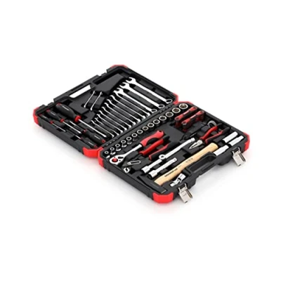 Abbildung von GEDORE red Steckschlüsselsatz, Set 61tlg, 12 kant, 1/2 Zoll, 4 13mm, Werkzeug, Knarre Hammer Zange, für KFZ, R69003061
