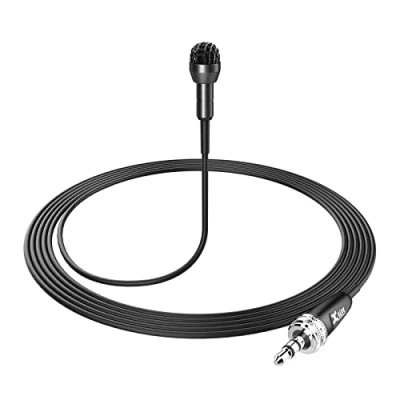 Abbildung von Xvive LV1 Lavalier mikrofon mit Kugelcharakteristik für Rode Wireless Go II, Sennheiser Transmitter, Recorder, DSLR Kamera