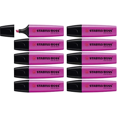 Abbildung von Textmarker STABILO BOSS ORIGINAL 10er Pack lila