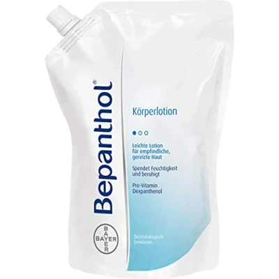 Abbildung von Bepanthol Körperlotion: Leichte Lotion für empfindliche, gereizte Haut, 400 ml Nachfüllbeutel