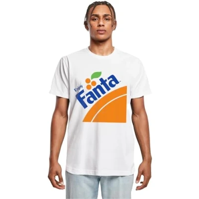 Abbildung von Merchcode Fanta LOGO Tshirt print, Herren, Größe: Large, White